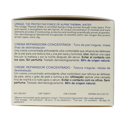 Uriage Cica daily cream concentraat 50.00 Milliliter