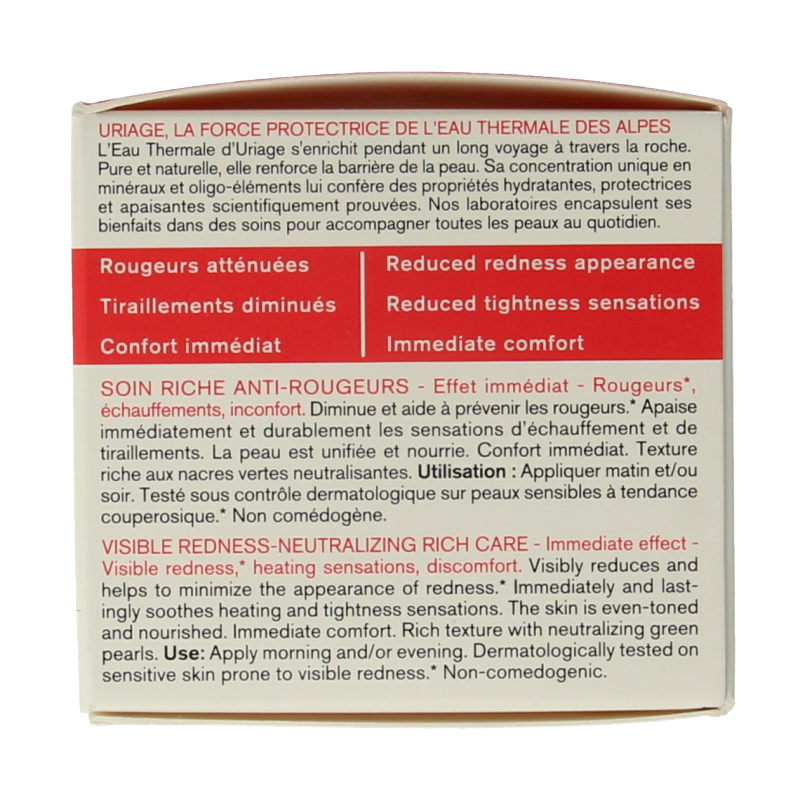 Uriage Roseliane rijke creme anti rouge 40 Milliliter
