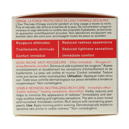 Uriage Roseliane rijke creme anti rouge 40 Milliliter
