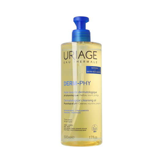 Uriage DERM-PHY  Huile lavante dermatologique 500.00 Milliliter