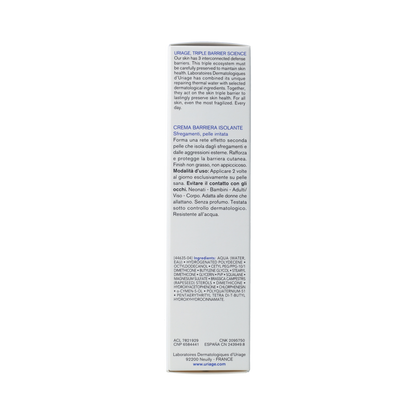 Uriage Bariederm isolerende barriere creme  75.00 Milliliter
