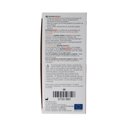 Diversen Blephademodex reinigingstissues 30 Stuks
