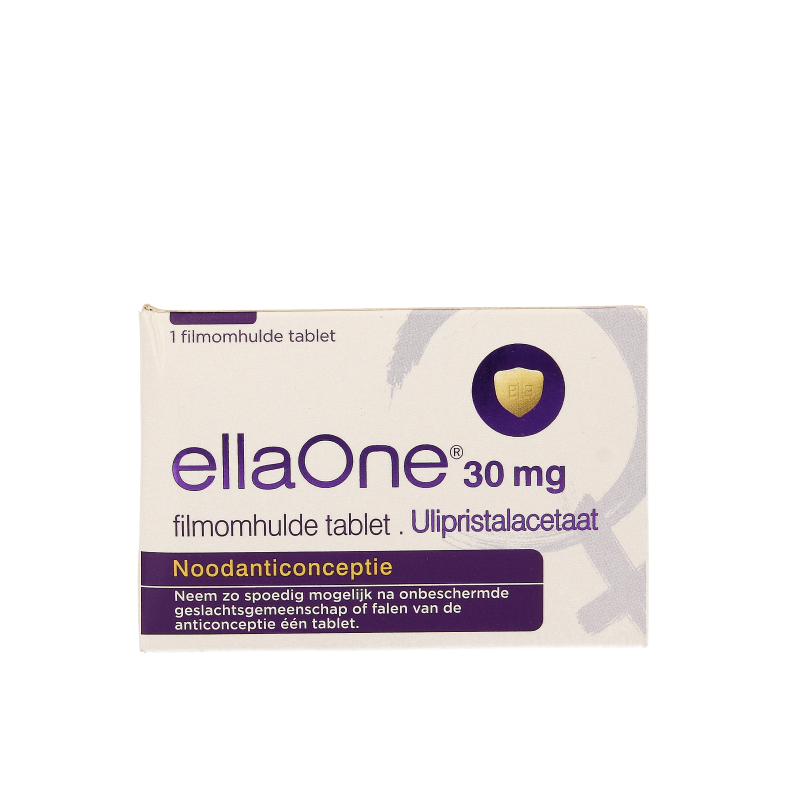 Ellaone Filmomhulde tablet 30mg 1 Tabletten