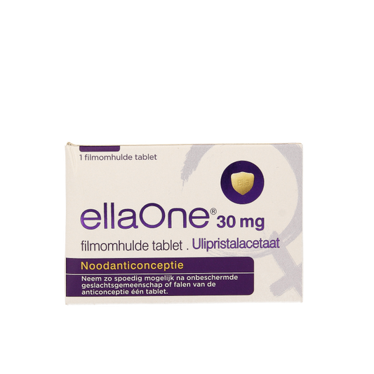 Ellaone Filmomhulde tablet 30mg 1 Tabletten