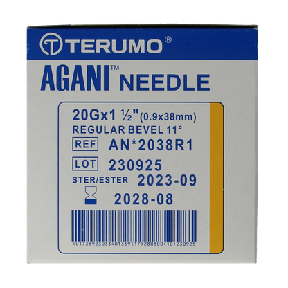 Terumo Injectienaald 38 x 0.9 agani 100.00 Stuks