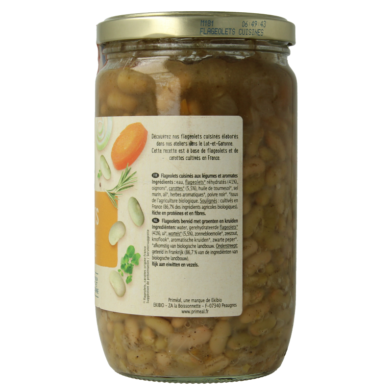 Primeal Bereide groene bonen bio 680 Gram