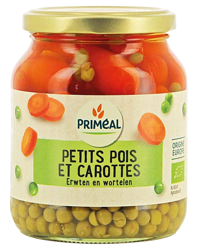 Primeal Doperwten extra fijn bio 330.00 Gram