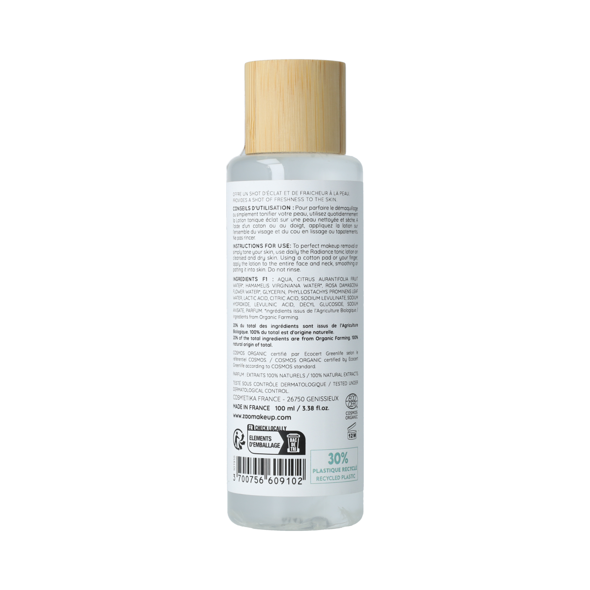 ZAO Radiance Tonic Lotion 100.00 Milliliter