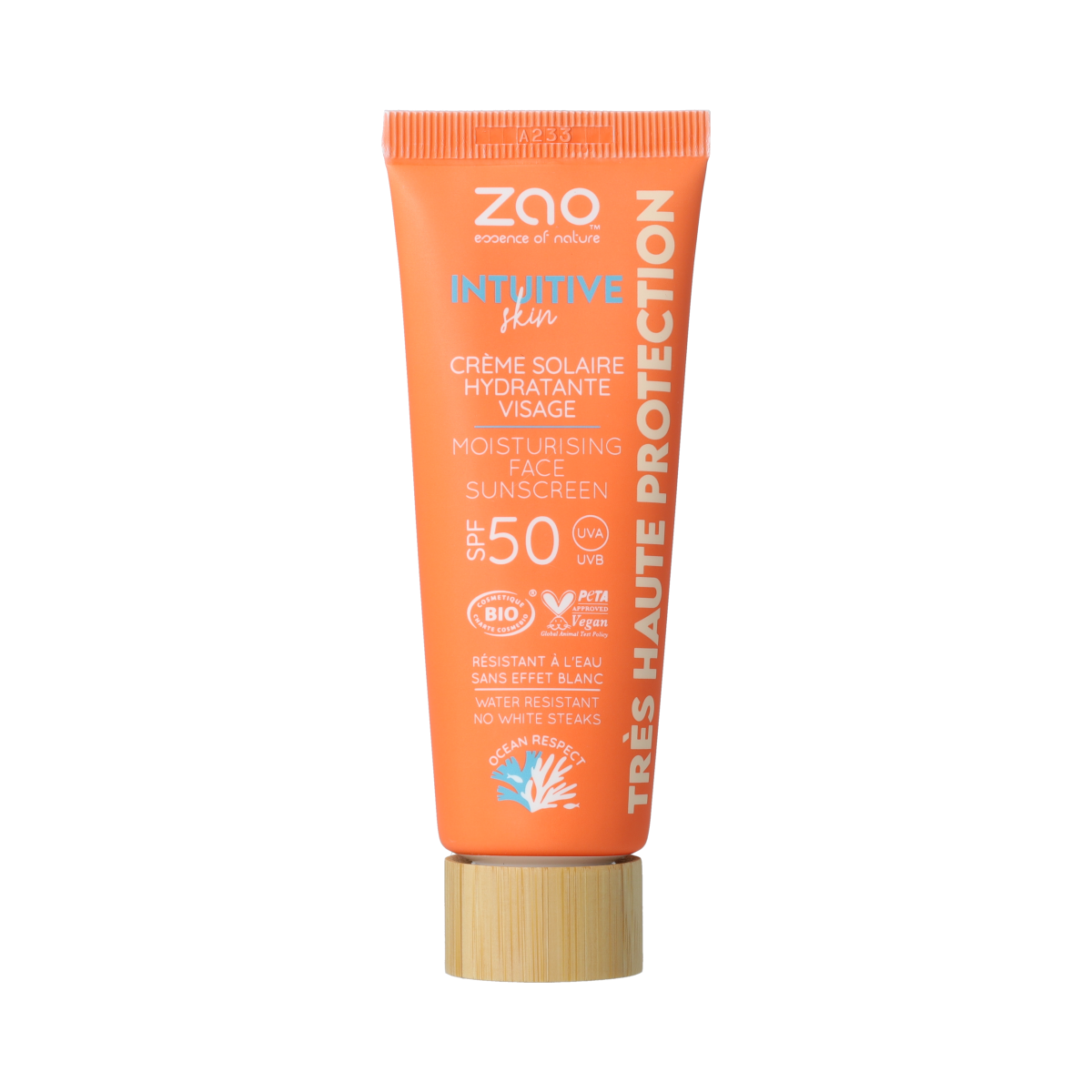 ZAO Moisturising Sunscreen (face) SPF50 50.00 Milliliter
