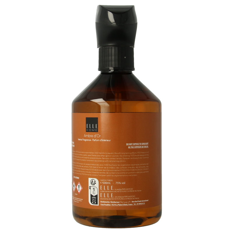 Elle Home Ambre d'or interior spray 500 Milliliter