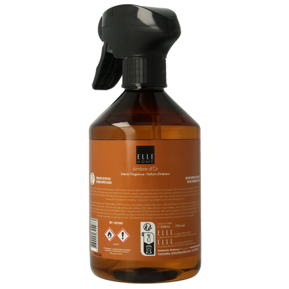 Elle Home Ambre d'or interior spray 500 Milliliter