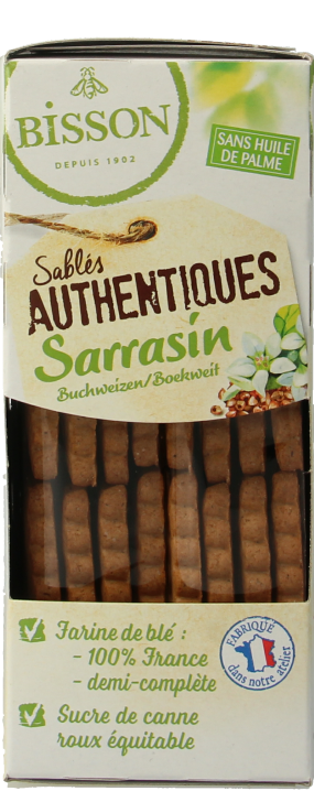 Bisson Zandkoekjes boekweit authentiek bio 175 Gram