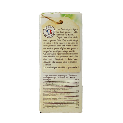Bisson Zandkoekjes boekweit authentiek bio 175 Gram