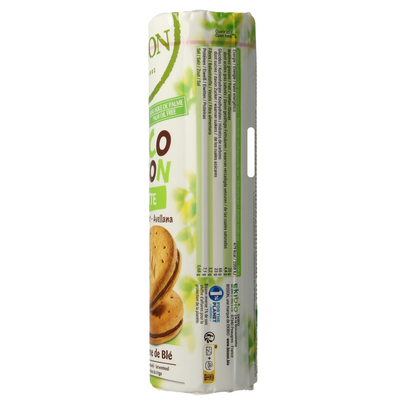 Bisson Choco Bisson hazelnoot bio 300 Gram