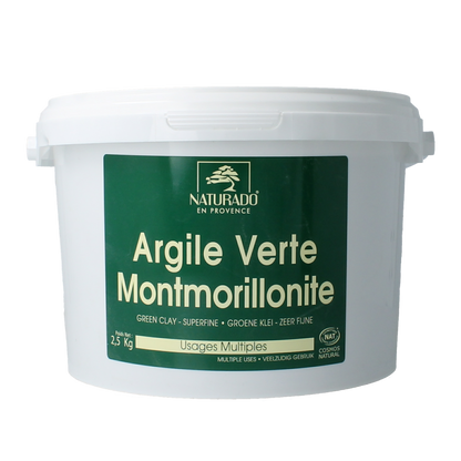 Naturado  Groene klei montmorillon emmer 2.50 Kilogram
