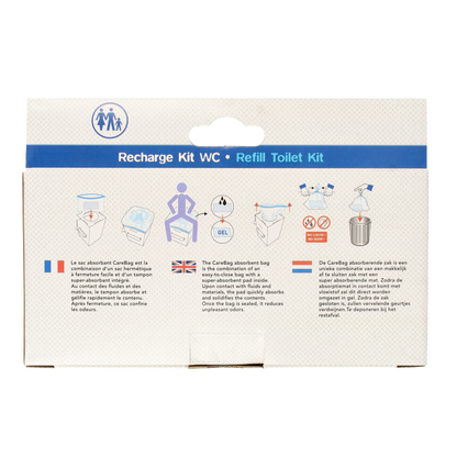 CareBag Meeneemtoilet navulzak 12 Stuks