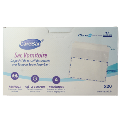 CareBag Carebag braakzak met geurabsorb 20 Stuks