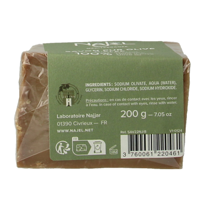 Najel Aleppo Aleppo zeep olijf olie 100% 200 Gram