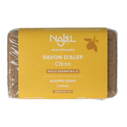 Najel Aleppo Aleppo zeep olijf citroen limoen 100.00 Gram