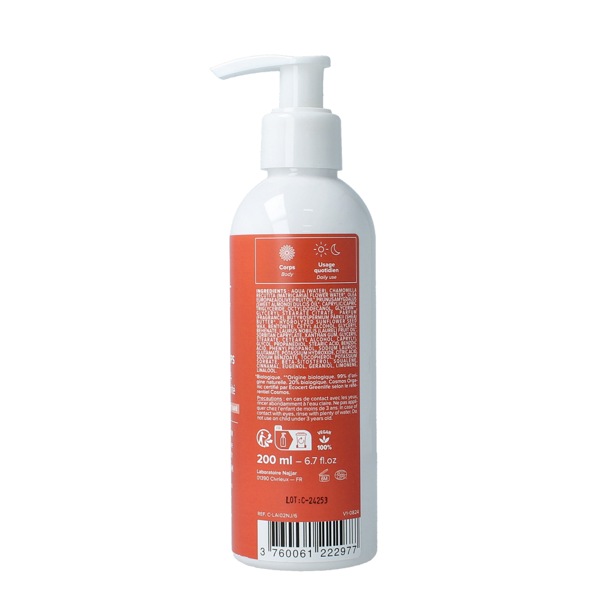 Najel Aleppo Bodymilk tiare flower 200.00 Milliliter