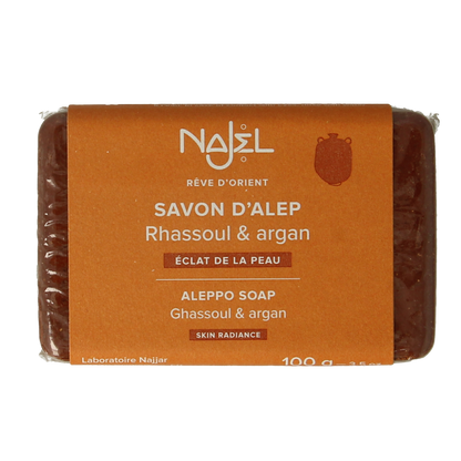 Najel Aleppo Aleppo zeep argan olie lava aarde 100.00 Gram