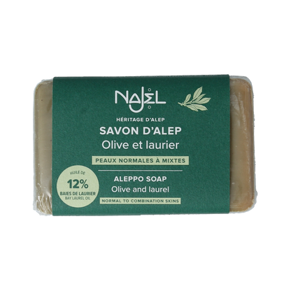 Najel Aleppo Aleppo zeep laurier olie 12% 100.00 Gram