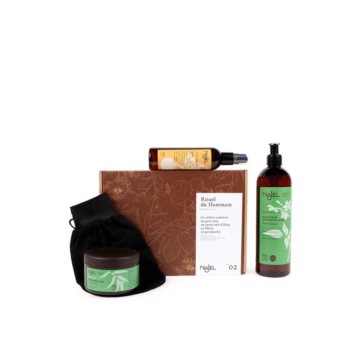 Najel Aleppo Giftset hammam ritual 1 Set