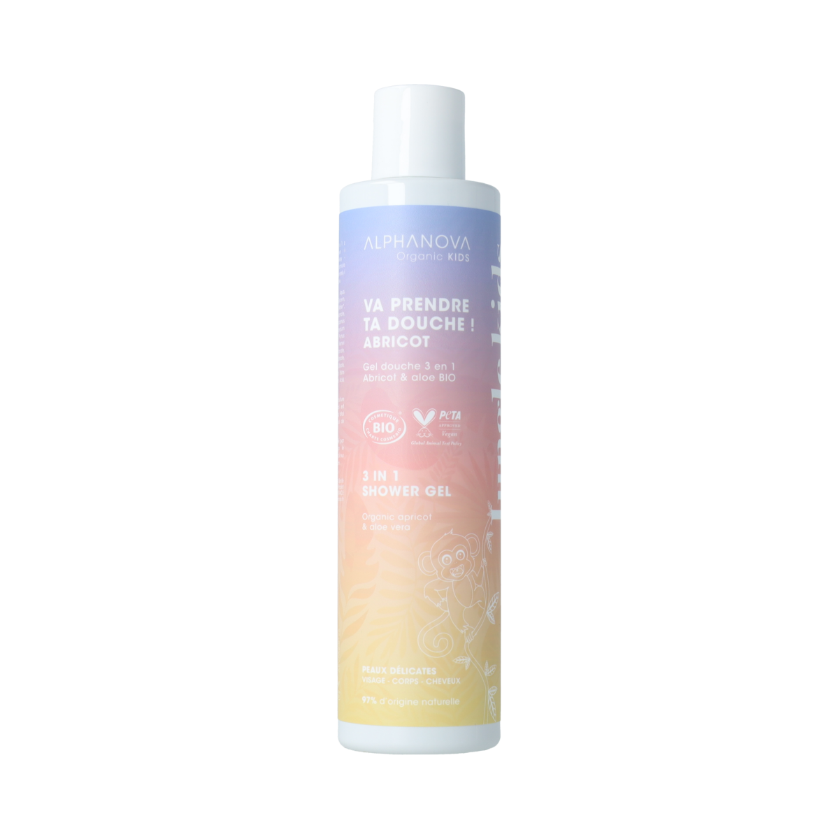 Alphanova Kids Kids bio showergel abricot 250.00 Milliliter