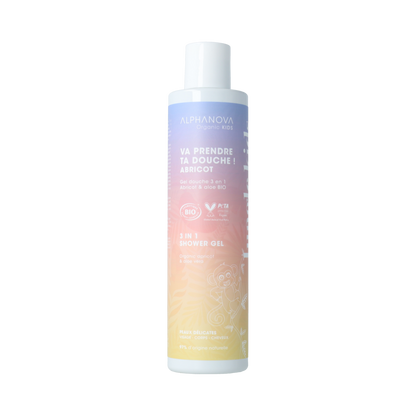 Alphanova Kids Kids bio showergel abricot 250.00 Milliliter