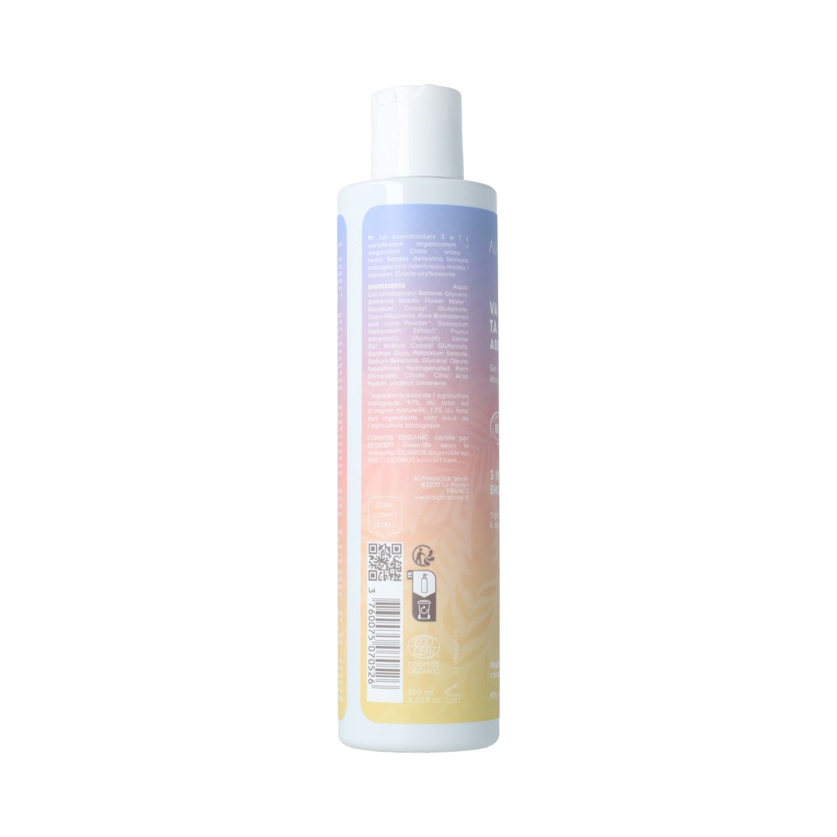 Alphanova Kids Kids bio showergel abricot 250.00 Milliliter