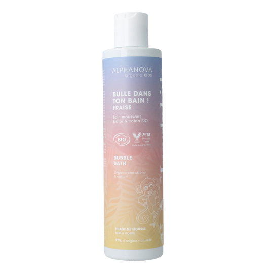 Alphanova Kids Kids bio bubble bath strawberry 250 Milliliter