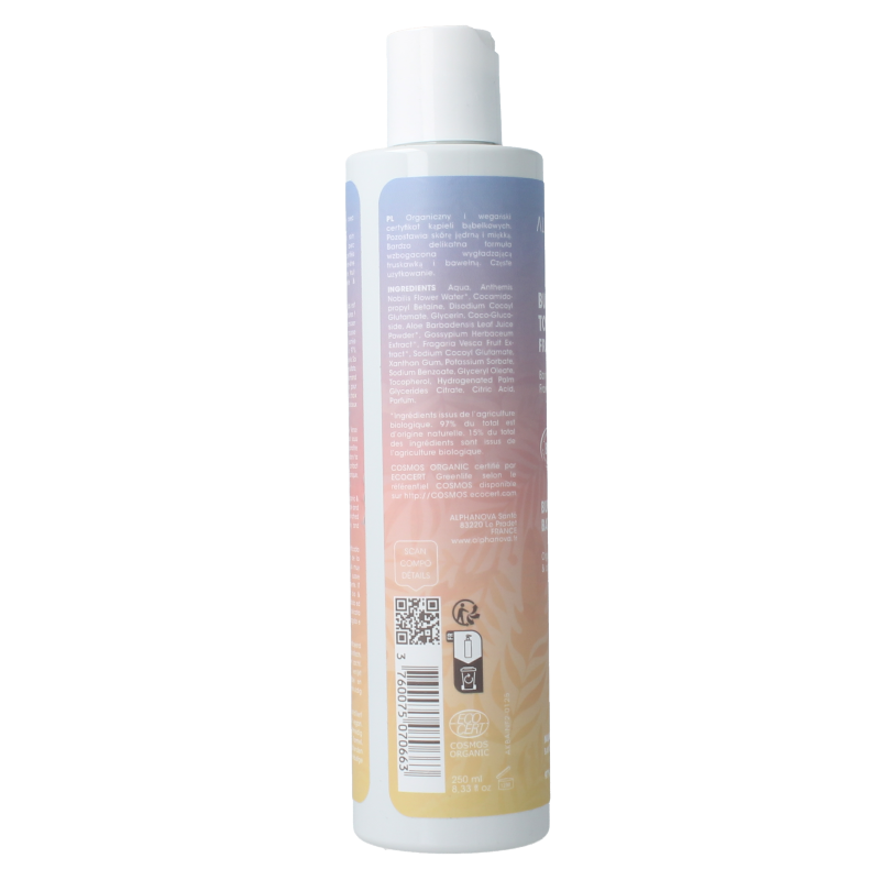 Alphanova Kids Kids bio bubble bath strawberry 250 Milliliter