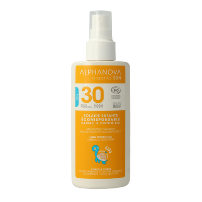 Alphanova Sun Sun bio kids spray SPF30 vegan 125 Milliliter