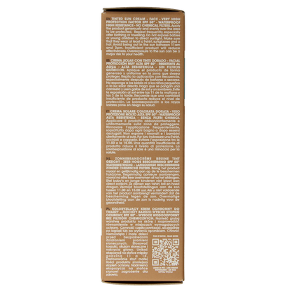 Alphanova Sun Sun bio tinted sunscreen cream golden SPF50+ 50 Gram