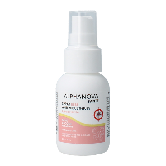 Alphanova Bebe Baby spray anti muggen bio 50 Milliliter
