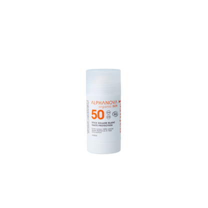 Alphanova Sun Sun stick SPF50+ blanc bio 15.00 Milliliter