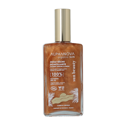 Alphanova Sun Sun glittering dry oil bio 100 Milliliter