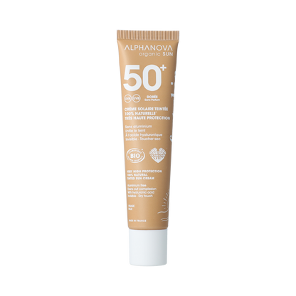 Alphanova Sun Sun bio tinted sunscreen cream golden SPF50+ 40.00 Gram