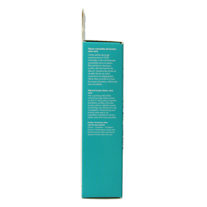 Lady Green Konjac gelaatspons aloe vera 1 Stuks