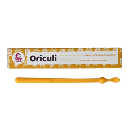 Lamazuna Bioplastic oriculi yellow 1 Stuks