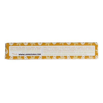 Lamazuna Bioplastic oriculi yellow 1 Stuks