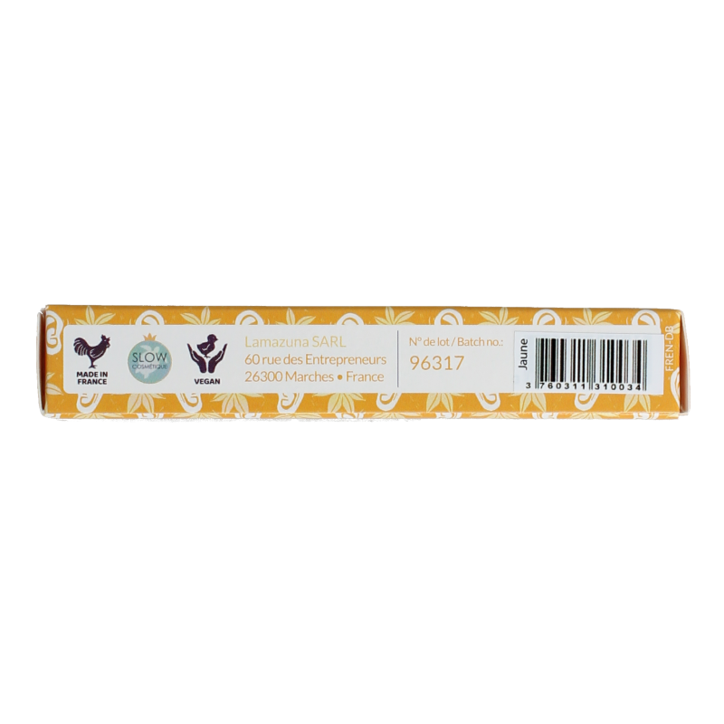 Lamazuna Bioplastic oriculi yellow 1 Stuks