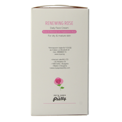 Zoya Goes Pretty Renewing rose daily face cream 30 Milliliter