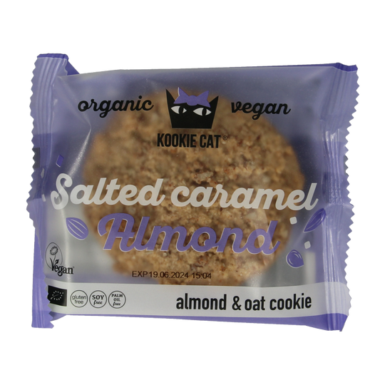 Kookie Cat Salted caramel & almonds bio 50 Gram