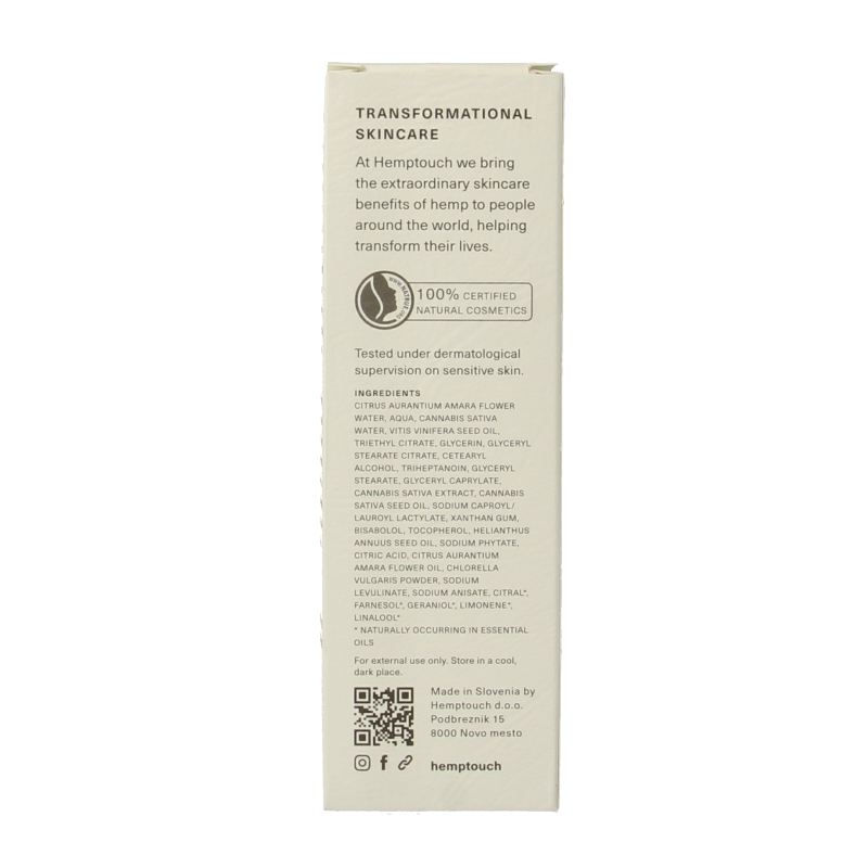 Hemptouch Balancing face cream 50 Milliliter