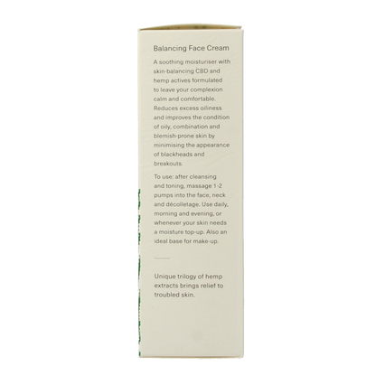 Hemptouch Balancing face cream 50 Milliliter