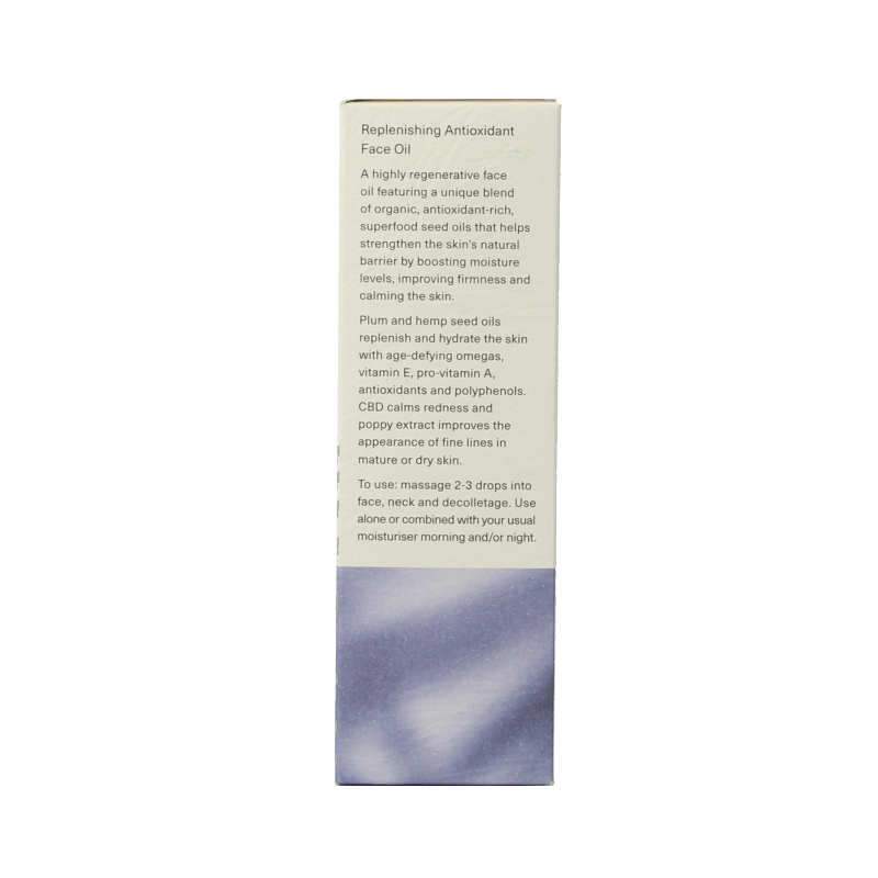 Hemptouch Replenishing anti oxidant face oil 30 Milliliter