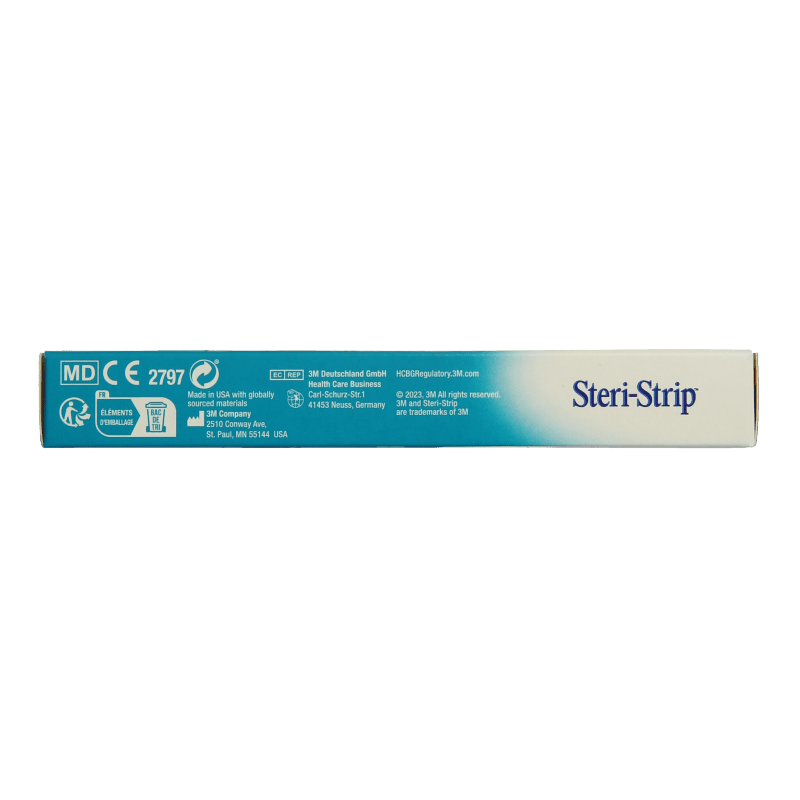 3M Steri strip hecht 6 x 38mm 6 Stuks - DrogistWereld