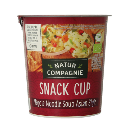 Natur Compagnie Cupnoodles Asia vegetable bio 55.00 Gram
