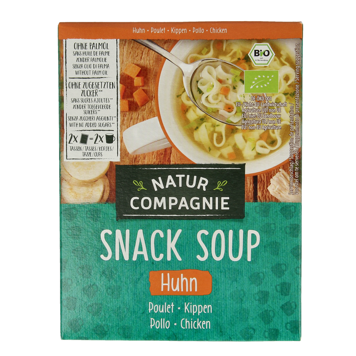 Natur Compagnie OP=OP Instant soup kip bio 34.00 Gram